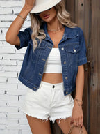 Lotte | Short Sleeve Denim Jacket