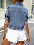 Lotte | Short Sleeve Denim Jacket