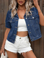Lotte | Short Sleeve Denim Jacket