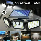 EcoBright Solar-Powered Wall Light