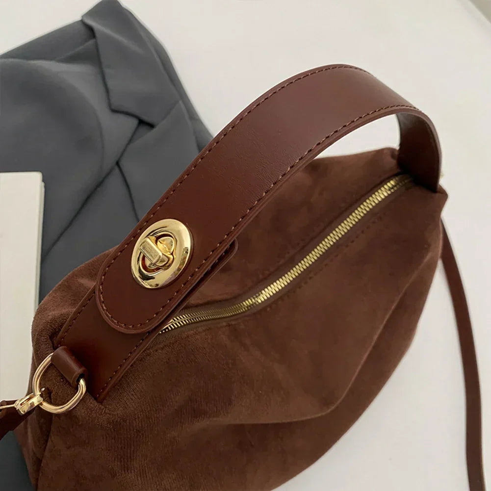 Elena Suede Handbag