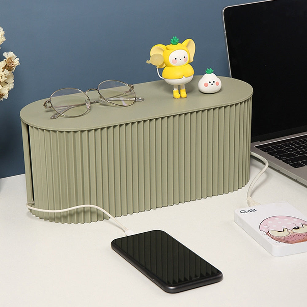 Chic Cable and Adapter Organizer – Where Style Meets Function