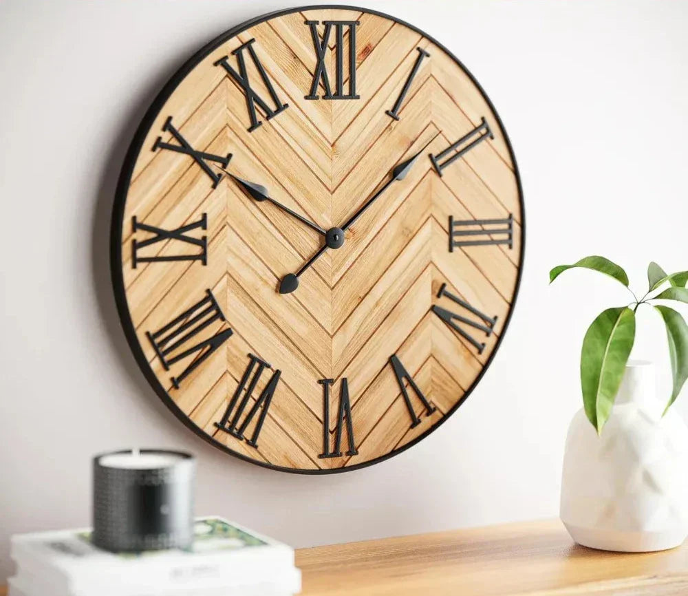 Timeless Roman Numeral Wall Clock