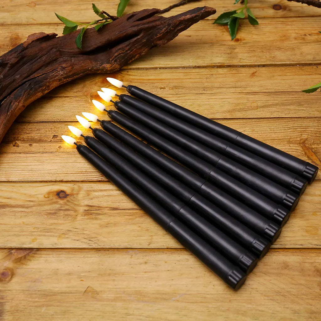 Flame Effect LED Candles for Spooky Halloween Decor