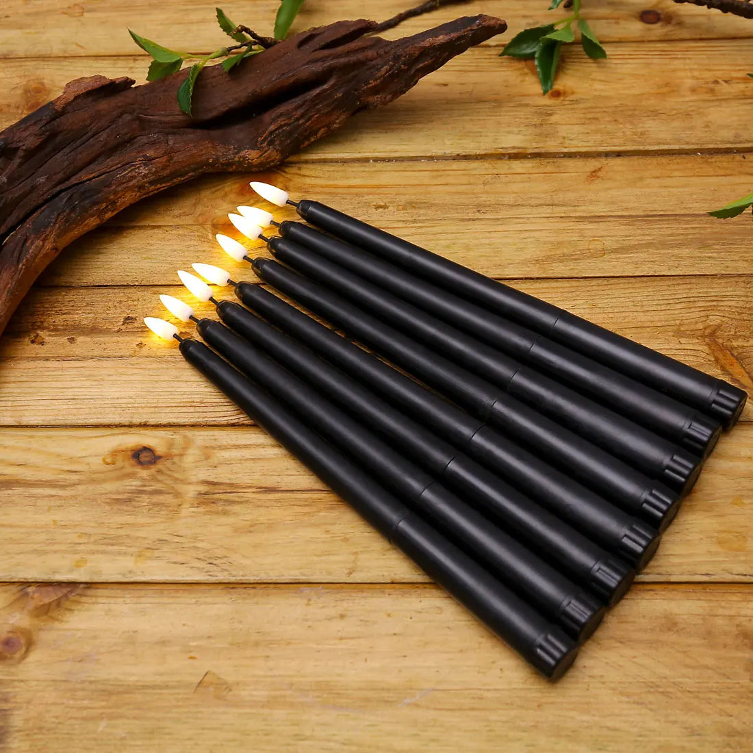Flame Effect LED Candles for Spooky Halloween Decor
