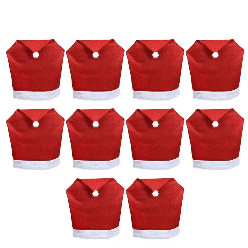 Enchanting Christmas Chair Covers for a Festive Table Glow