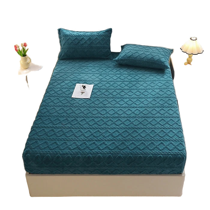 Cozy Thick Patterned Winter Flannel and Plush Blanket