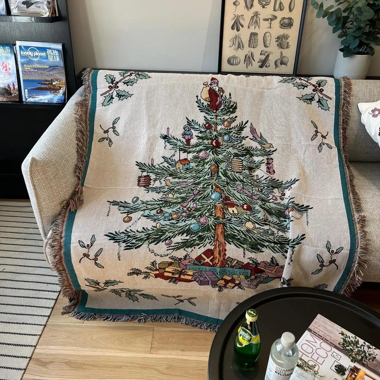 Nutcracker and Stars Christmas Blanket