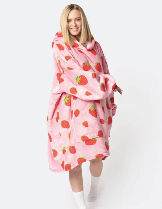 ICEY - Winter Fleece Hoodie Blanket