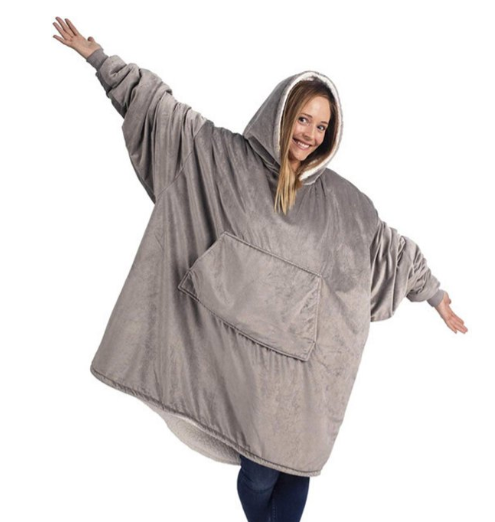 ICEY - Winter Fleece Hoodie Blanket