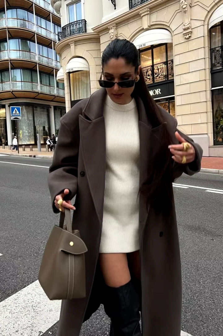 Alina - Oversized Jacket Coat