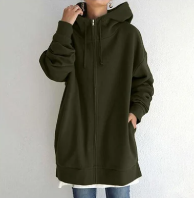 Zip-Up Women's Winter Hoodie