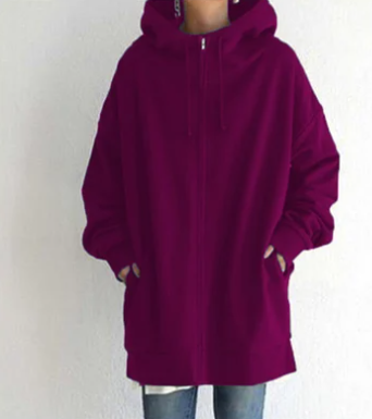Zip-Up Women's Winter Hoodie