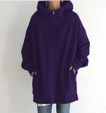 Zip-Up Women's Winter Hoodie