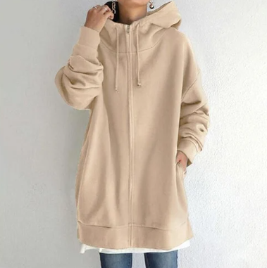 Zip-Up Women's Winter Hoodie