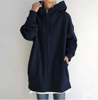 Zip-Up Women's Winter Hoodie