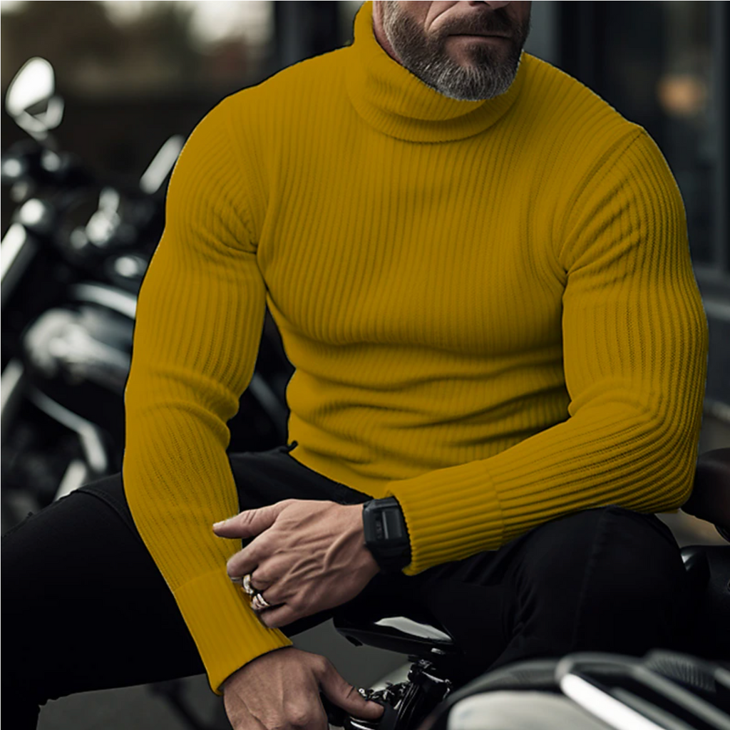 SAVARI | Stylish Men's Turtleneck Sweater