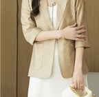 Jinte - Three-Quarter Sleeve Blazer