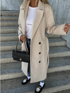 Women's Belted Warm Trench Coat | Winter Collection