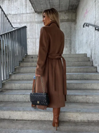Women's Belted Warm Trench Coat | Winter Collection