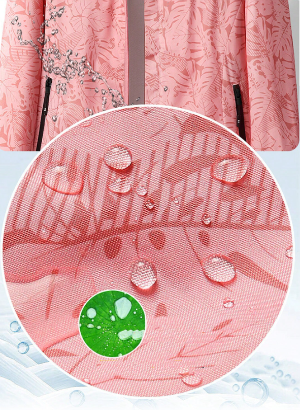 Women's Hooded Waterproof Rain Jacket