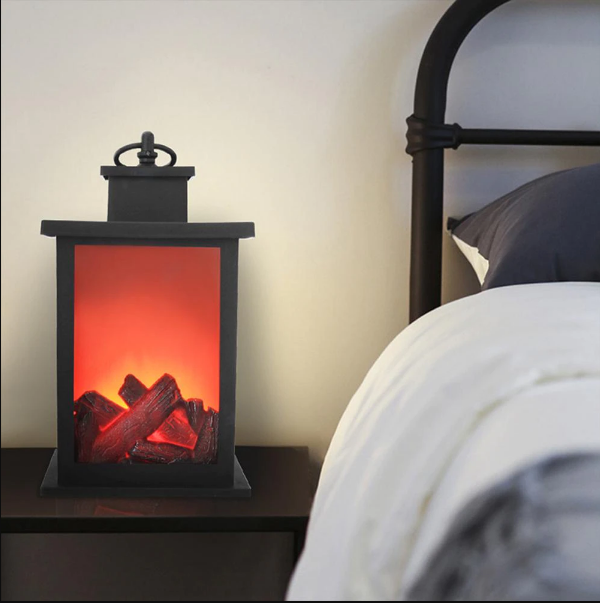 Chic Lamps Featuring Realistic Flame Effect