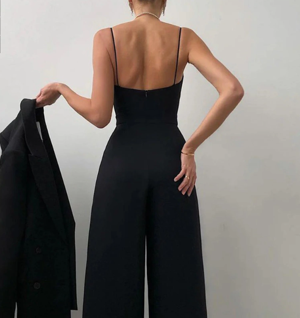 Marleen - Chic Spaghetti Strap Jumpsuit
