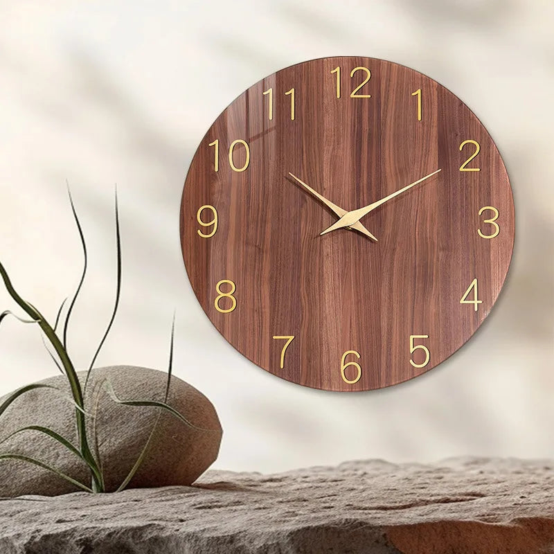 Nature's Grace: A Serene Wall Clock