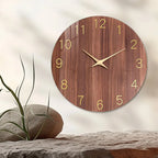 Nature's Grace: A Serene Wall Clock