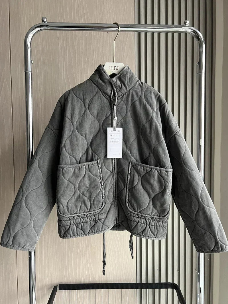 Zinnia – Quilted Everyday Jacket with Pocket Detail