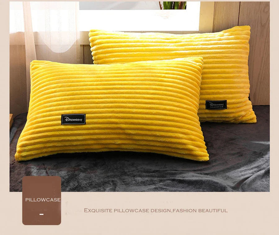 Cozy Velvet Fleece Duvet Cover for Winter