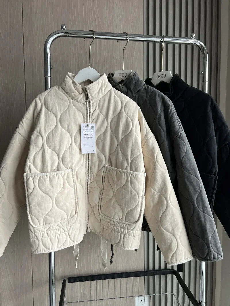 Zinnia – Quilted Everyday Jacket with Pocket Detail