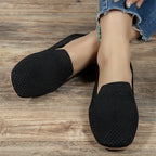 Jaël - Breathable Knitted Slip-On Loafers