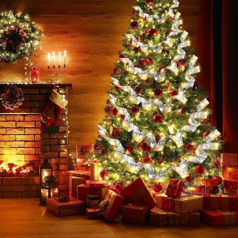 Elegant LED Light Ribbon for Christmas Decor