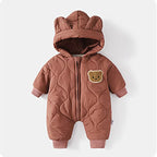 Children's Winter Suit with Bear Fairy Tale Pattern