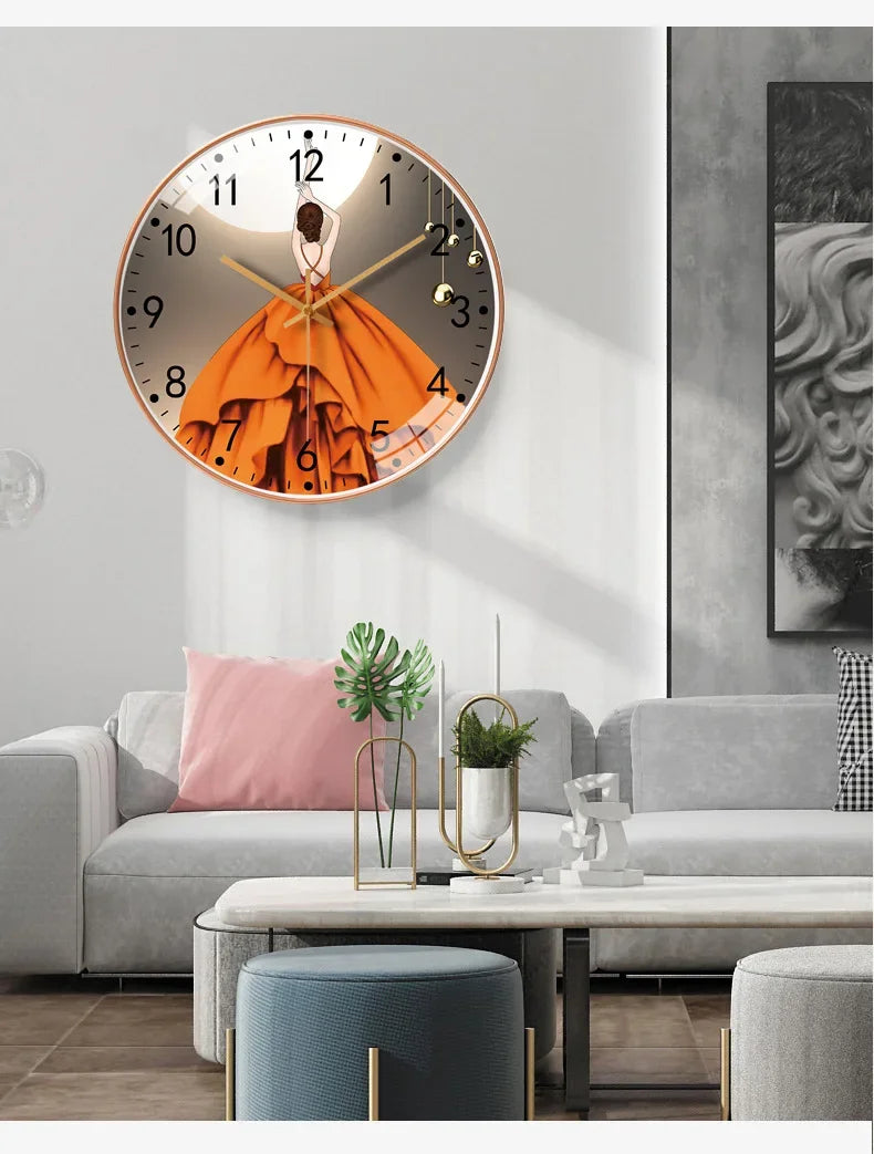 Sleek Contemporary Wall Clock for Your Bedroom