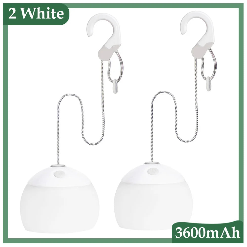 CampGlow Vintage USB Rechargeable Camping Lantern