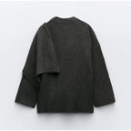 Elara Oversized Wool Coat - Luxurious Comfort