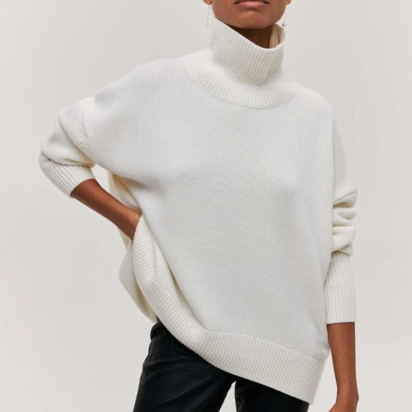Katrielle Women's Winter Roll Neck Sweater