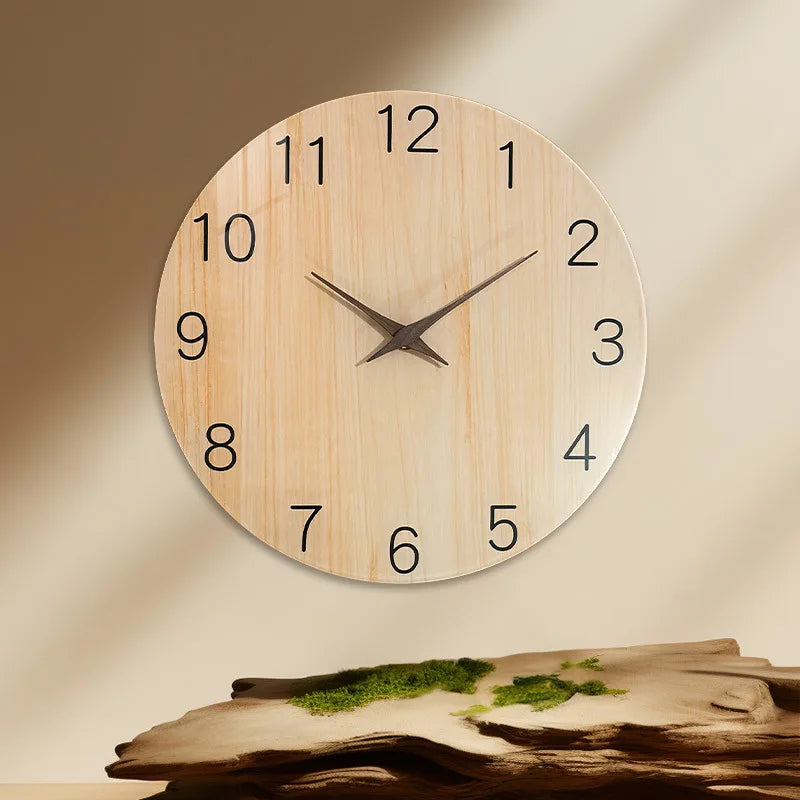 Nature's Grace: A Serene Wall Clock