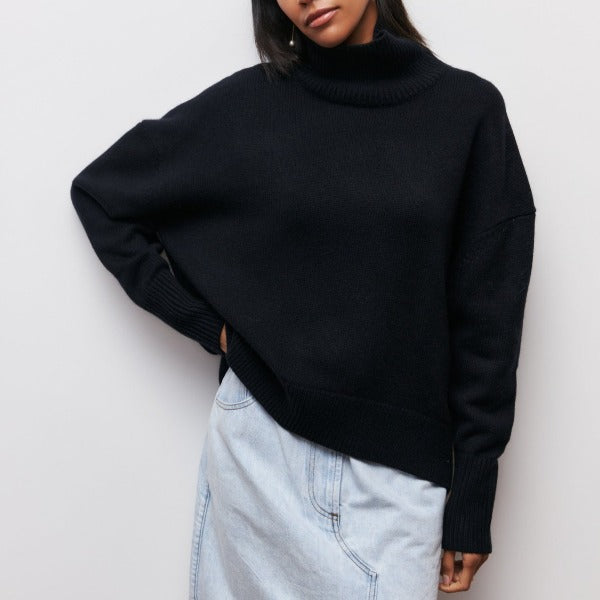 Katrielle Women's Winter Roll Neck Sweater