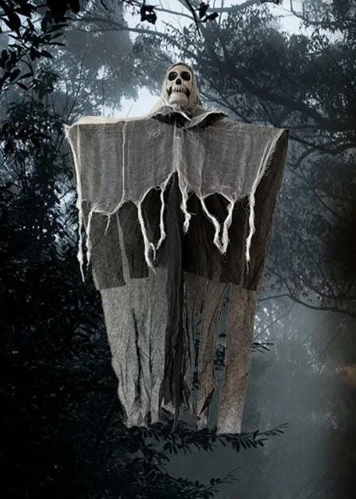 LED Hanging Skull Ghost for Halloween Garden and Home Decor