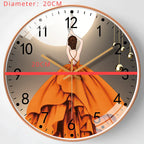 Sleek Contemporary Wall Clock for Your Bedroom