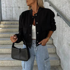 Linde Women's Casual Bomber Jacket