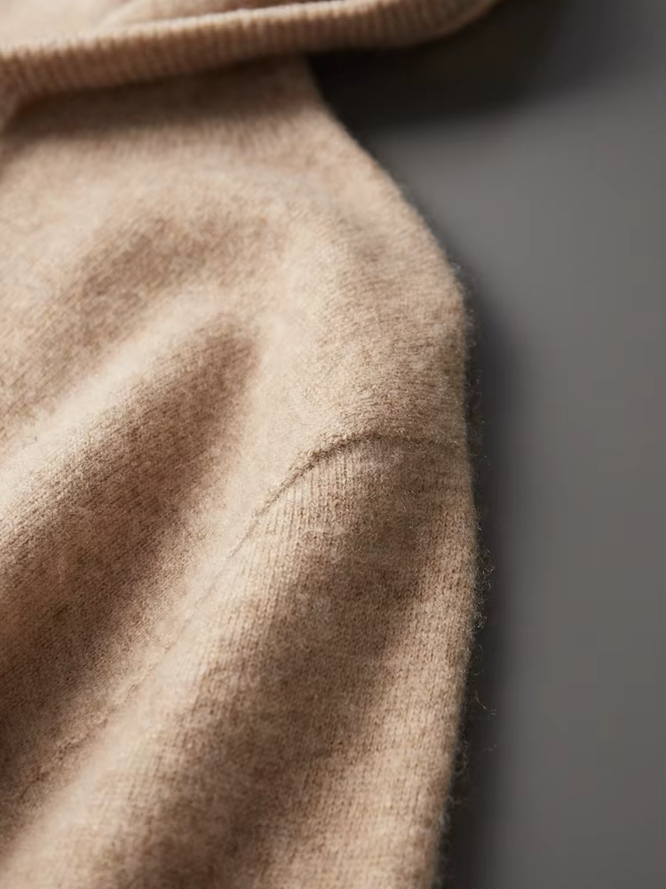 Premium Extra-Fine Merino Wool Leisure Hoodie