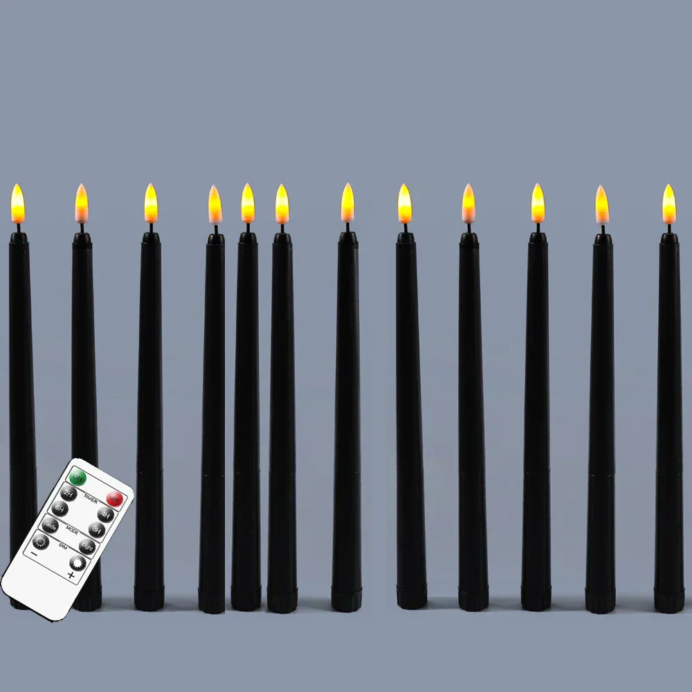 Flame Effect LED Candles for Spooky Halloween Decor