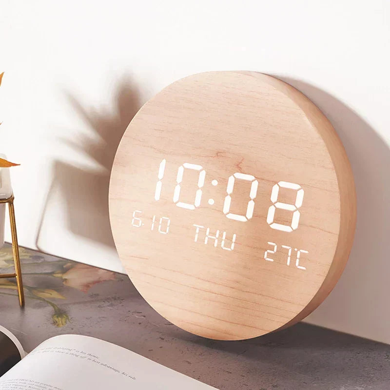 Sustainable LED Desk Clock