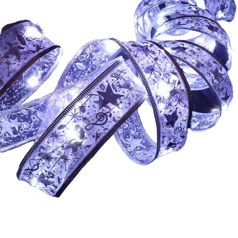 Elegant LED Light Ribbon for Christmas Decor