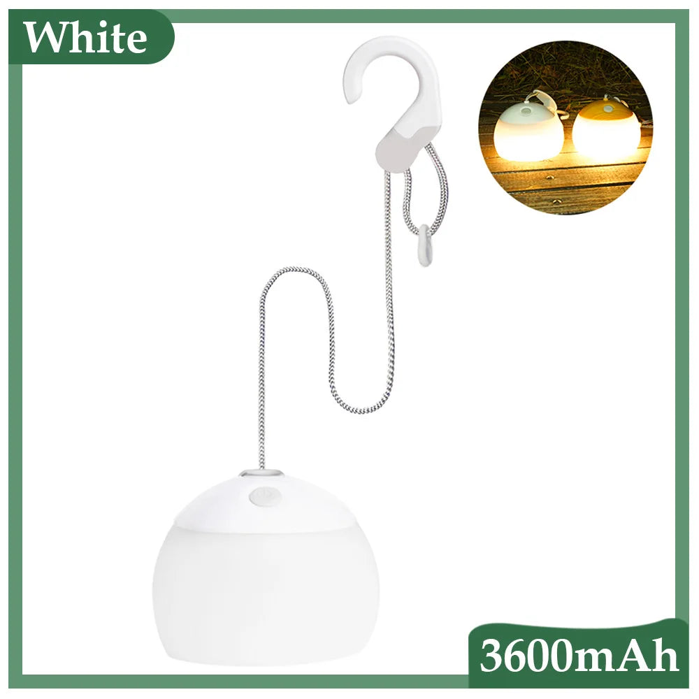 CampGlow Vintage USB Rechargeable Camping Lantern