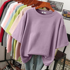 Livia-Rae - Soft Cotton Blend Oversized T-Shirt